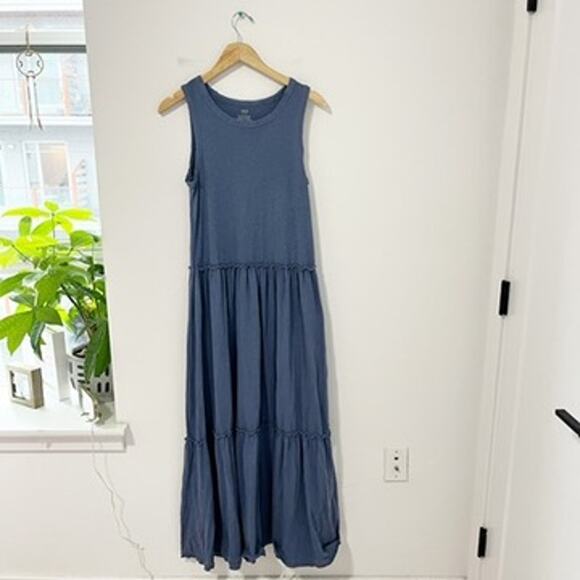 Aerie Blue Maxi Dress Size Small - Picture 1 of 6